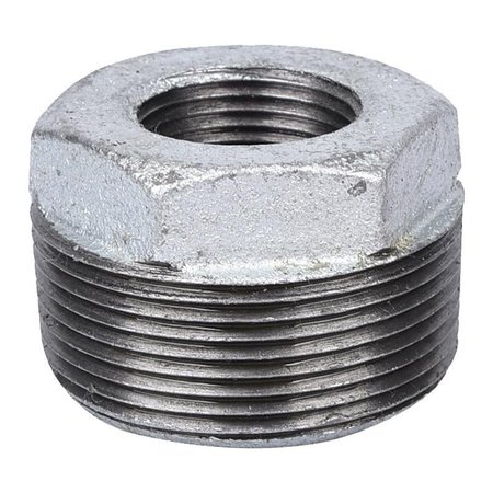 PROSOURCE Exclusively Orgill Pipe Bushing, 112 x 12 in, MIP x FIP, SCH 40 Schedule, 300 psi Pressure PPG241-40X15
